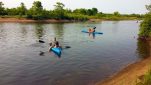 Kayaking on the Wisconsin River